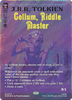Gollum, Riddle Master (Borderless Book Cover Surge Foil)