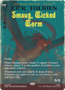 Smaug, Wicked Worm (Borderless Book Cover)