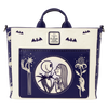 Disney: The Nightmare Before Christmas Jack Skellington & Sally Night Sky Convertible Backpack and Tote Crossbody Bag