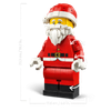 Up-Scaled Santa Minifigure Christmas Set Decoration 40820