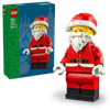 Up-Scaled Santa Minifigure Christmas Set Decoration 40820