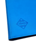 9-Pkt Premium Zippered Binder Light Blue
