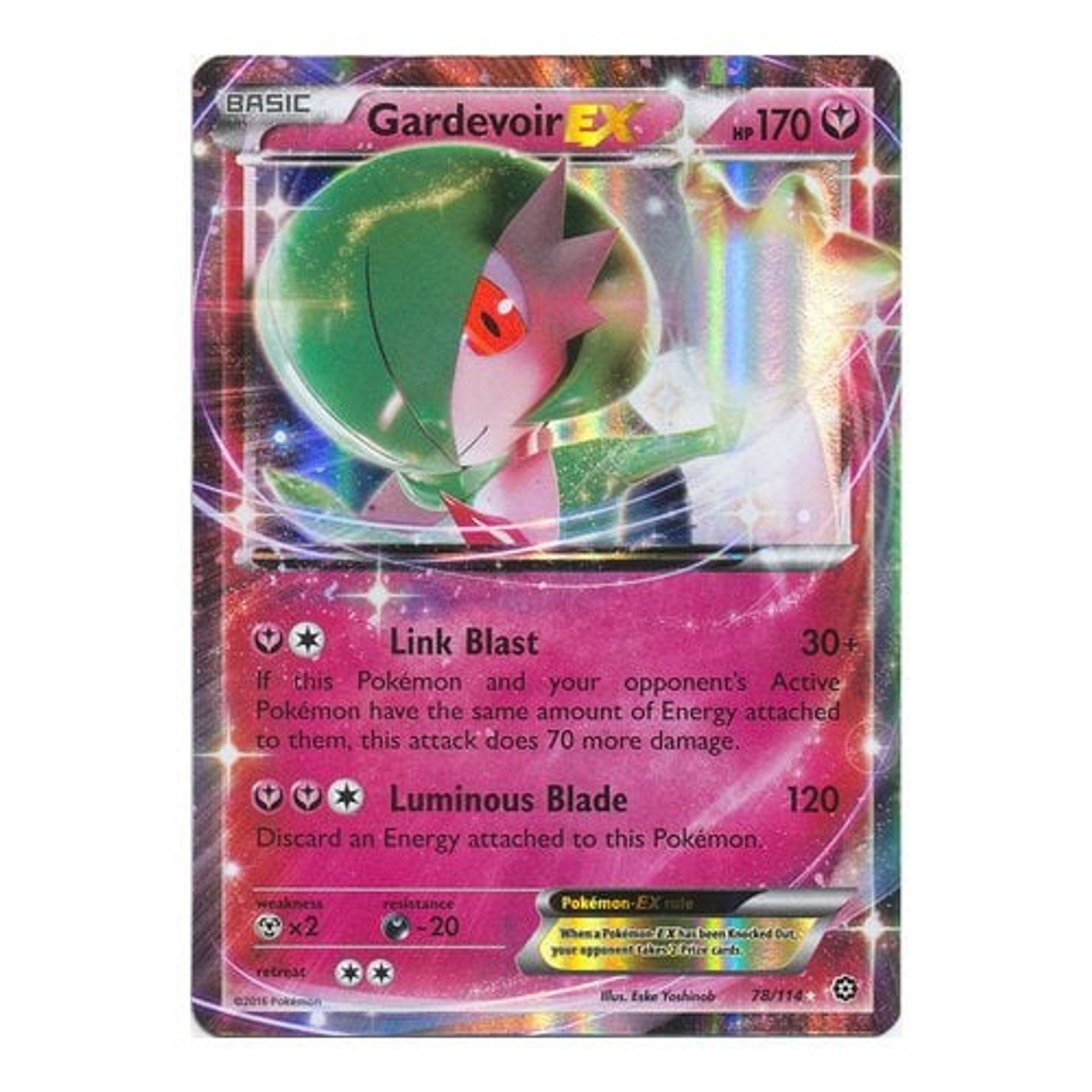 Pokemon - Gardevoir-EX (116/114) - XY Steam Siege - Holo