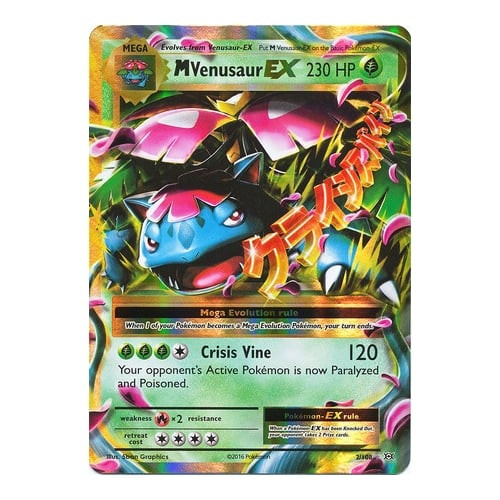 XY Evolutions 2/108 M Venusaur EX (Half Art Mega) | Magic Madhouse