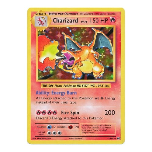 XY Evolutions 11/108 Charizard (Holo) | Magic Madhouse