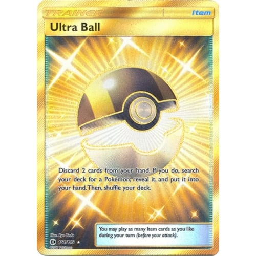 Sun and Moon (Base Set) 161/149 Ultra Ball (Secret Rare) | Magic Madhouse