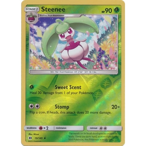 Sun and Moon (Base Set) 19/149 Steenee (Reverse Holo) | Magic Madhouse Sun and Moon (Base Set) 19/149 Steenee (Reverse Holo) | Magic Madhouse