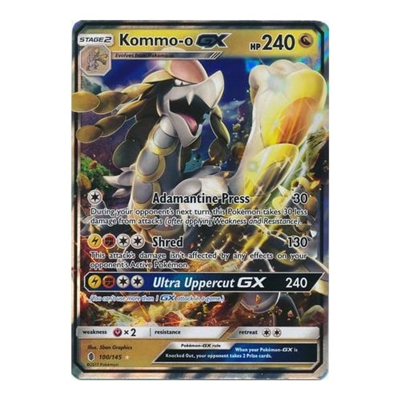 Tapu Koko GX 47/145 Full Art Holo Ultra Rare Pokemon Guardians Rising  NM/Mint