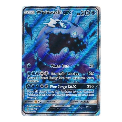 wishiwashi pokemon card gx Wishiwashi GX - SM - Cosmic Eclipse [ULTRA RARE]
