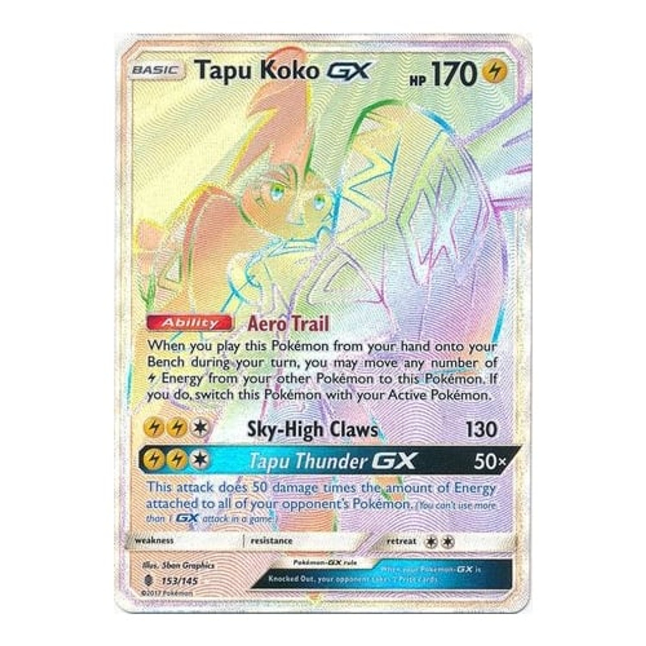 Tapu Koko-GX (Guardians Rising 135/145) – TCG Collector