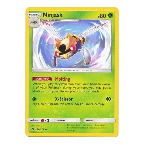 ninjask pokemon card value Pokemon CardNINJASKAR(065/063) (M1S) Japanese Single Grass X Vintage Rare - Ninjask EX