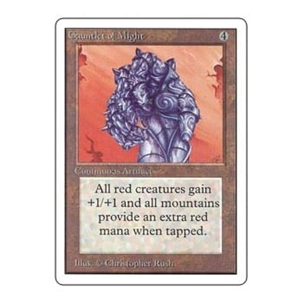 お盆 SALE Gauntlet of Might [2ED] MTG Gauntlet of Might • Unlimited Edition (2ED) #245