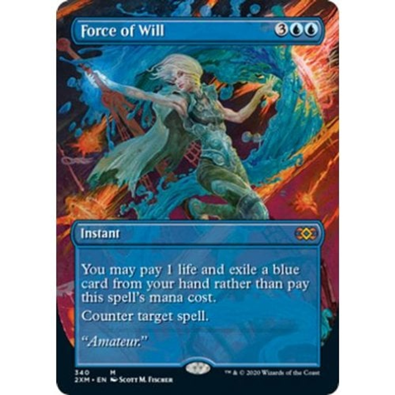 Force of Will (Borderless) | DBL Masters | Magic Madhouse