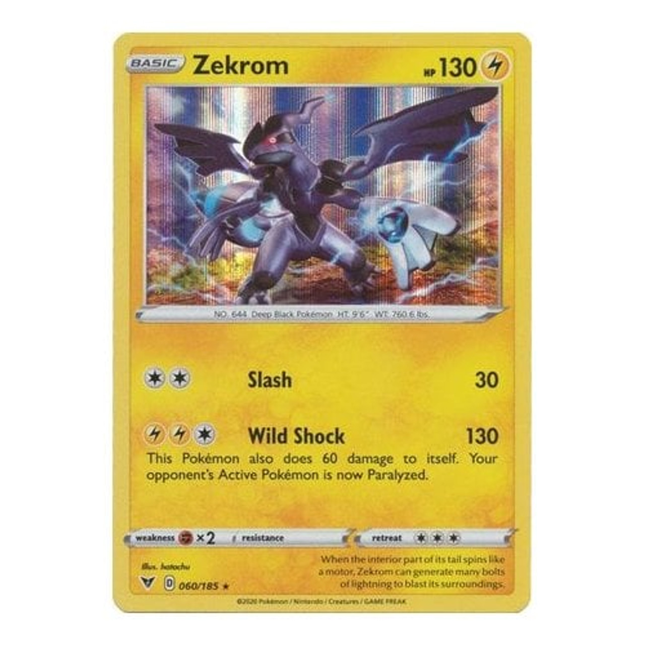 Checklist Zekrom - Reverse Pokémon Card