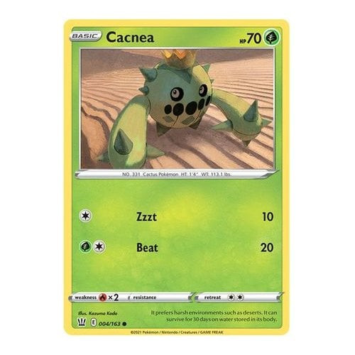 Battle Styles 004/163 Cacnea | Magic Madhouse