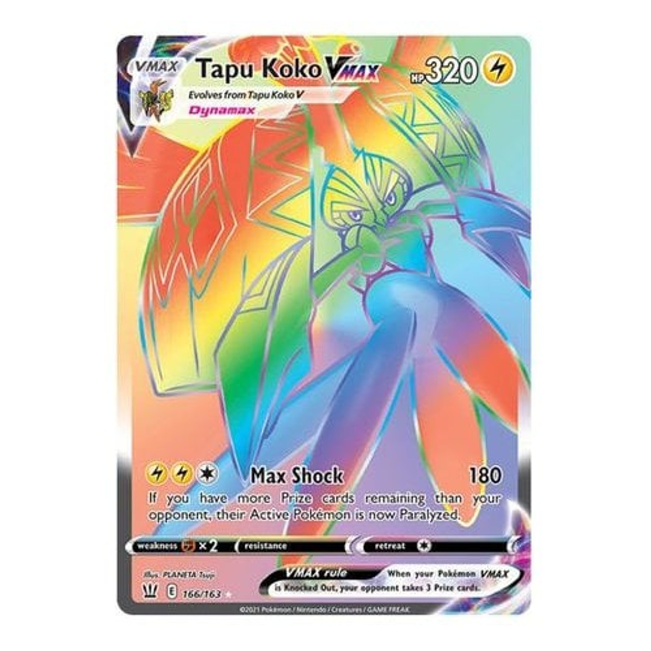 Tapu Koko-VMAX (#51/163) - Pensou em diversão, pensou em Cards of Paradise!