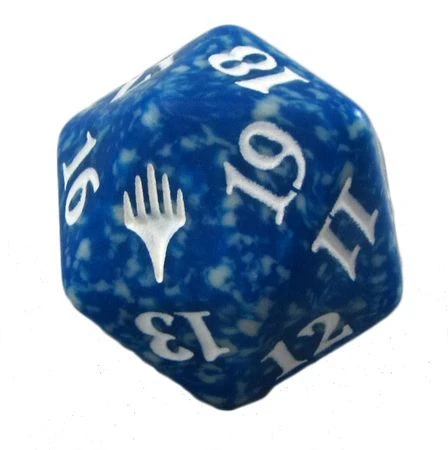 Magic Duel Deck Planeswalker Spindown Dice Blue — Bundle of 10 — Supplier catalogue image