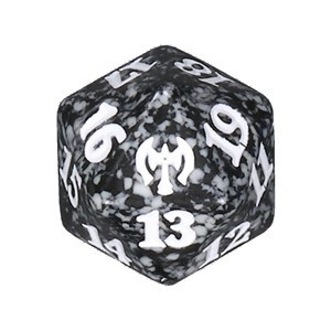 Magic Kaldheim Spindown Dice - Black — Bundle of 10 — Supplier catalogue image