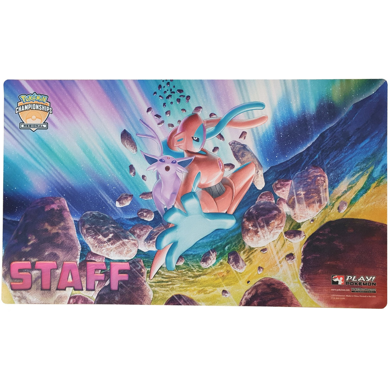 Regional Championships Playmat - Deoxys & Espeon Tag Team (STAFF