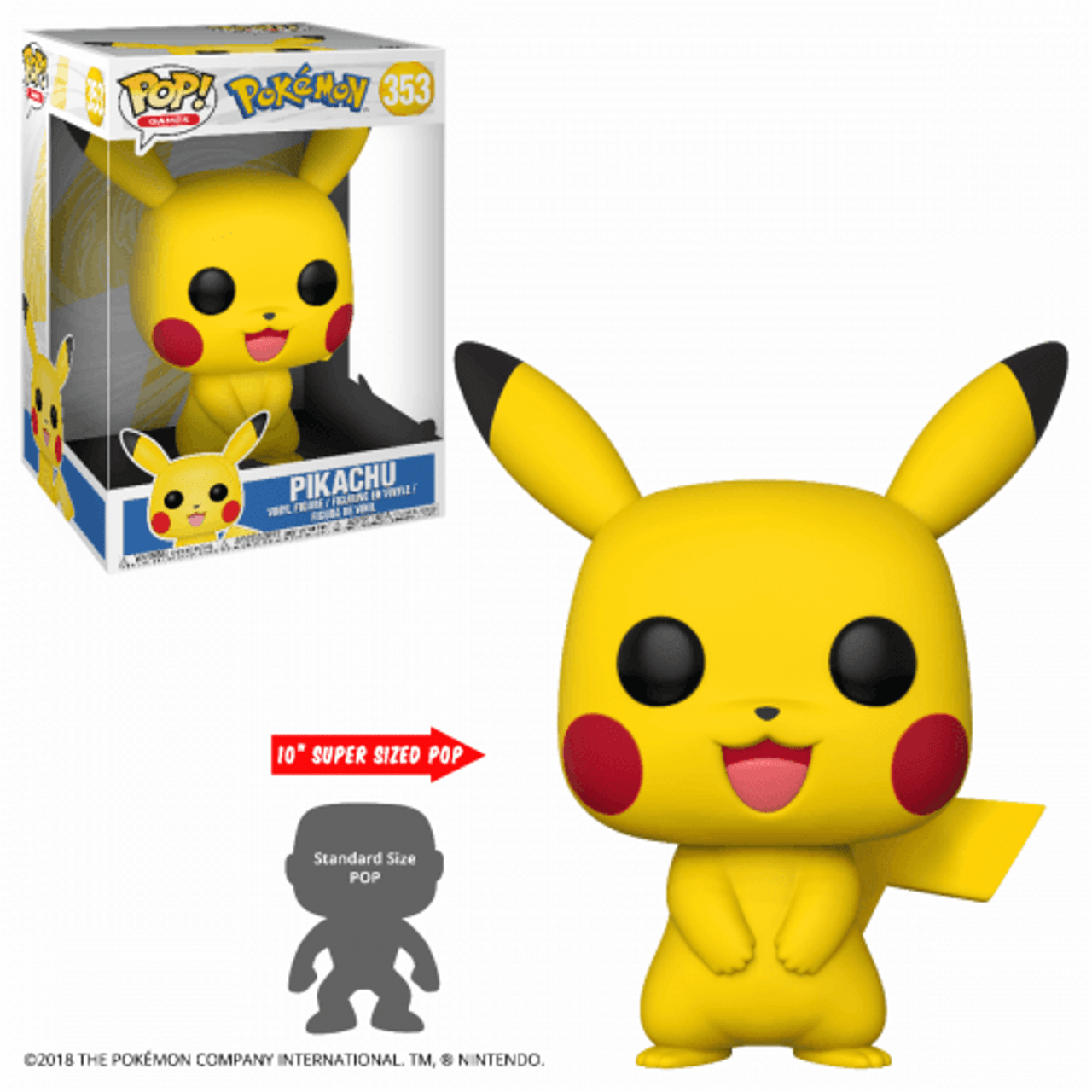 POP! Games - Pokemon #353 Pikachu 10-Inch Super Sized