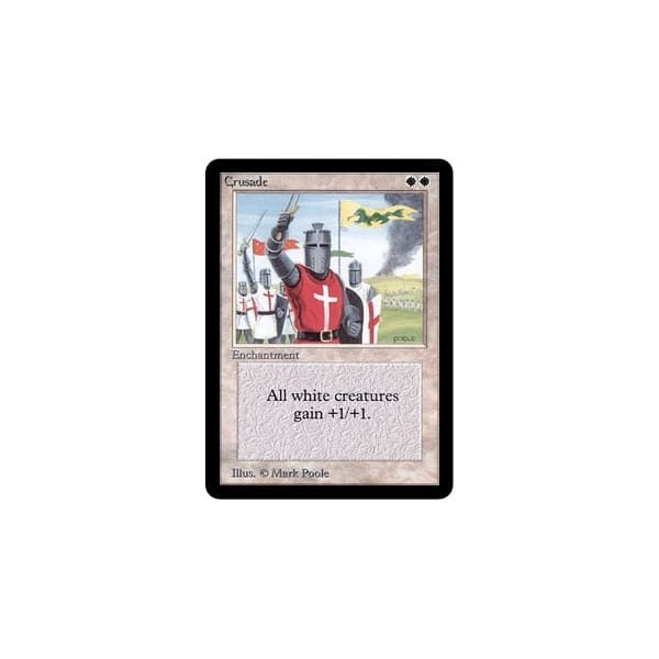 mtg crusade card Can someone tell me what edition this is please. I can't figure it out. : r/ Crusade | Alpha