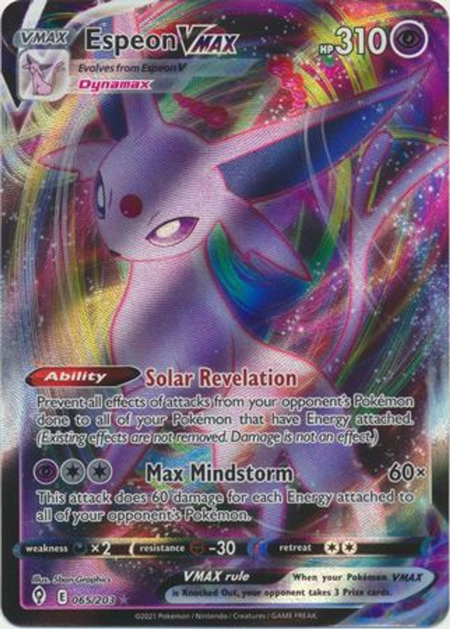 Espeon VMAX SA/エーフィVMAX SA 英語版 Espeon VMAX (Evolving Skies 65) - Bulbapedia, the community
