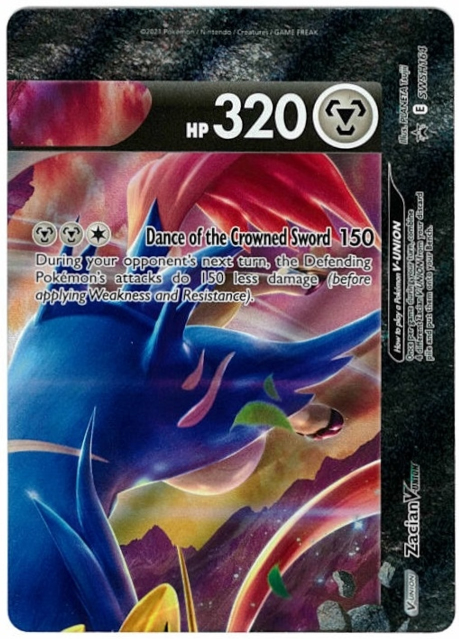 Pokemon Promo Zacian V-UNION SWSH166 