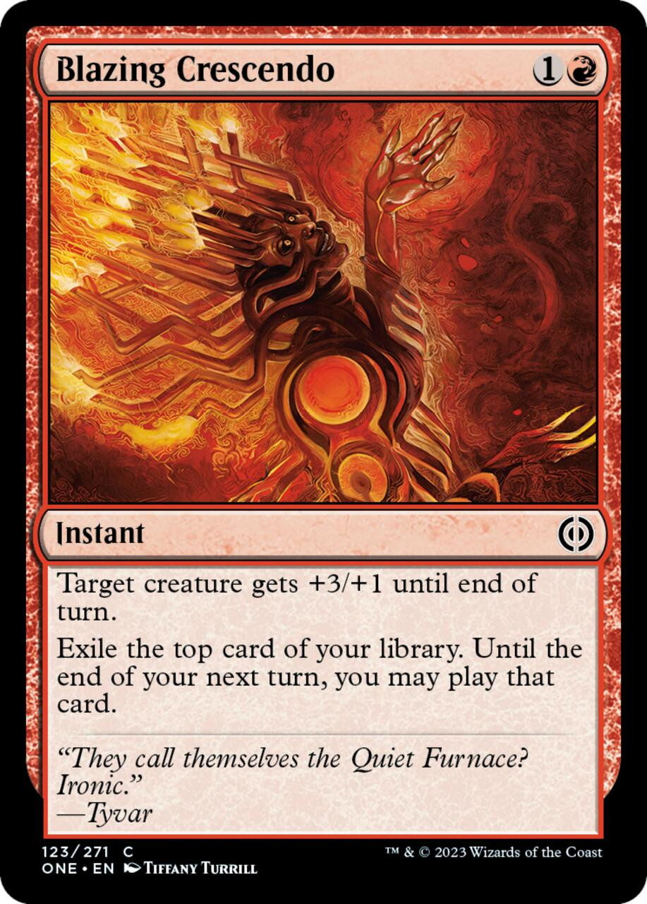 Blazing Crescendo (foil) | Magic Madhouse