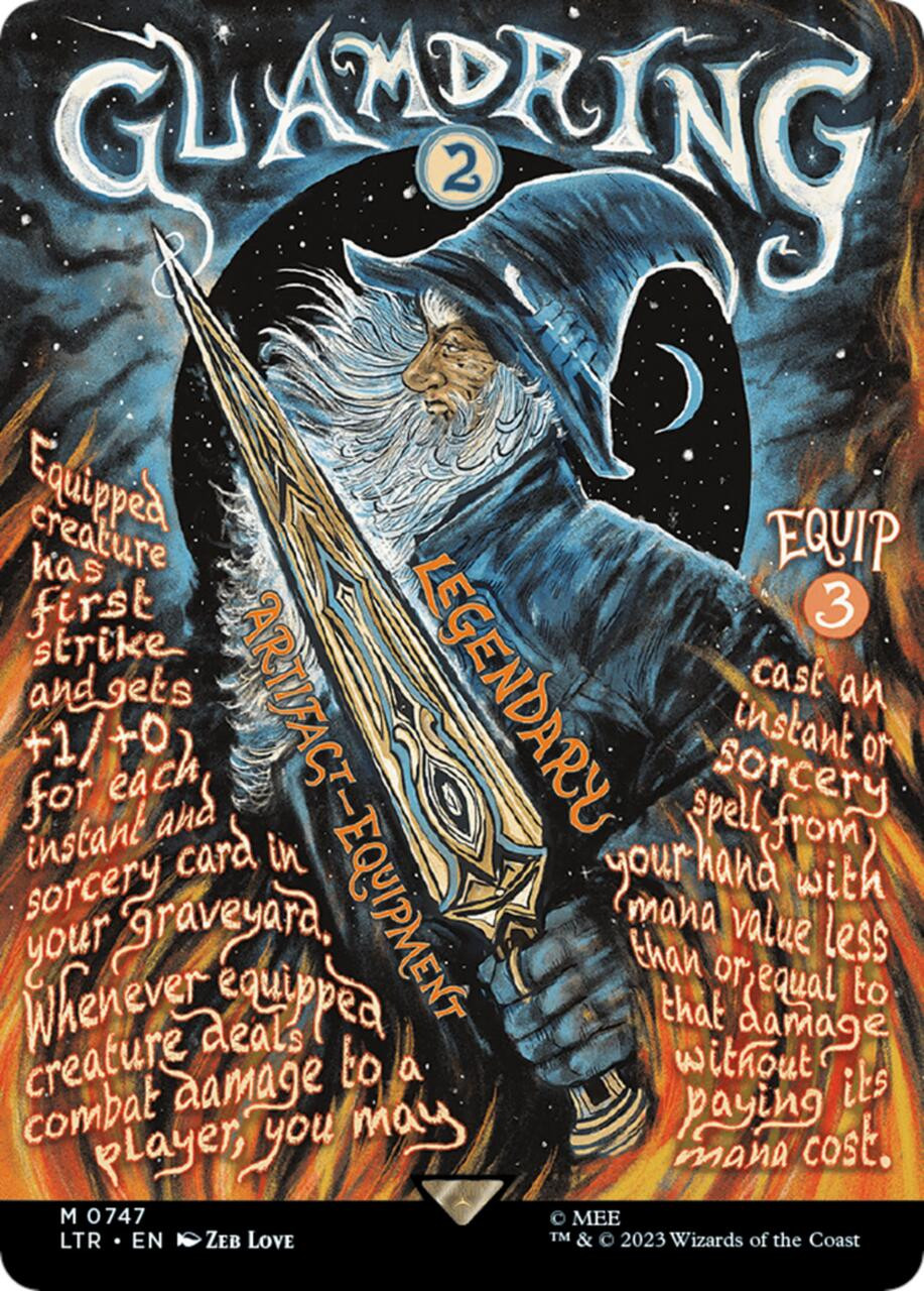 Glamdring (Borderless Poster) (Foil) | Magic Madhouse