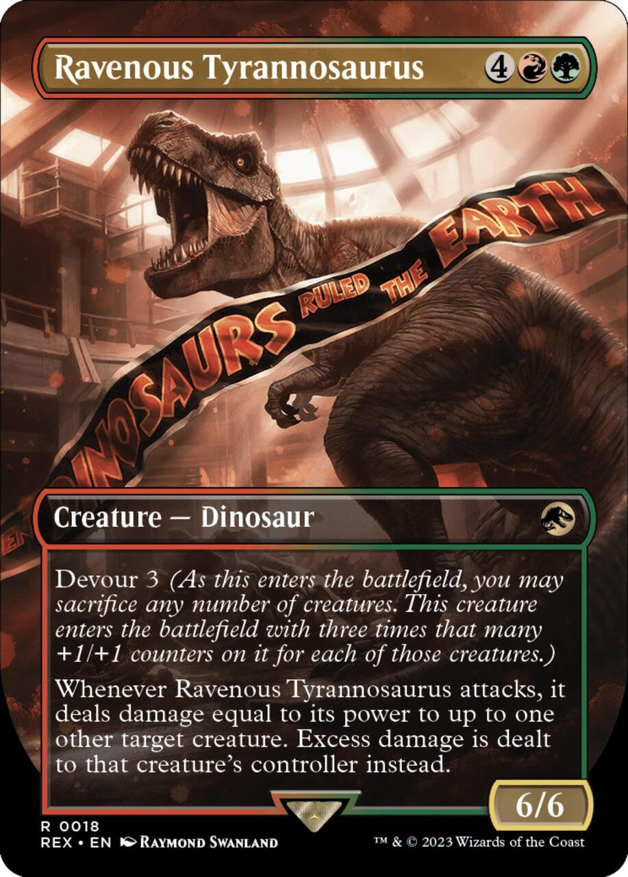 Ravenous Tyrannosaurus (Borderless Art) | Magic Madhouse