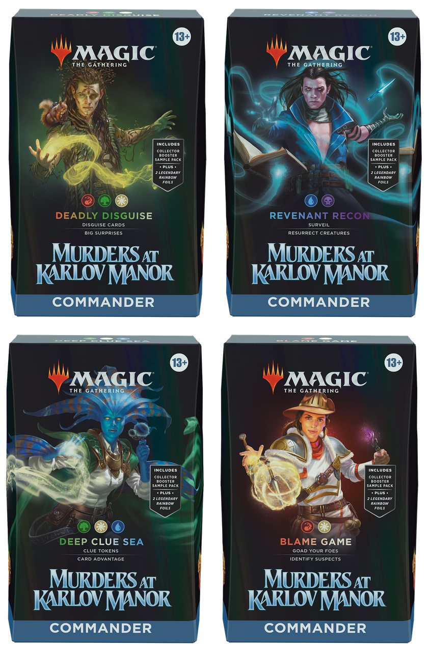 Murders at Karlov Manor Commander Deck - Set of 4 | Magic Madhouse