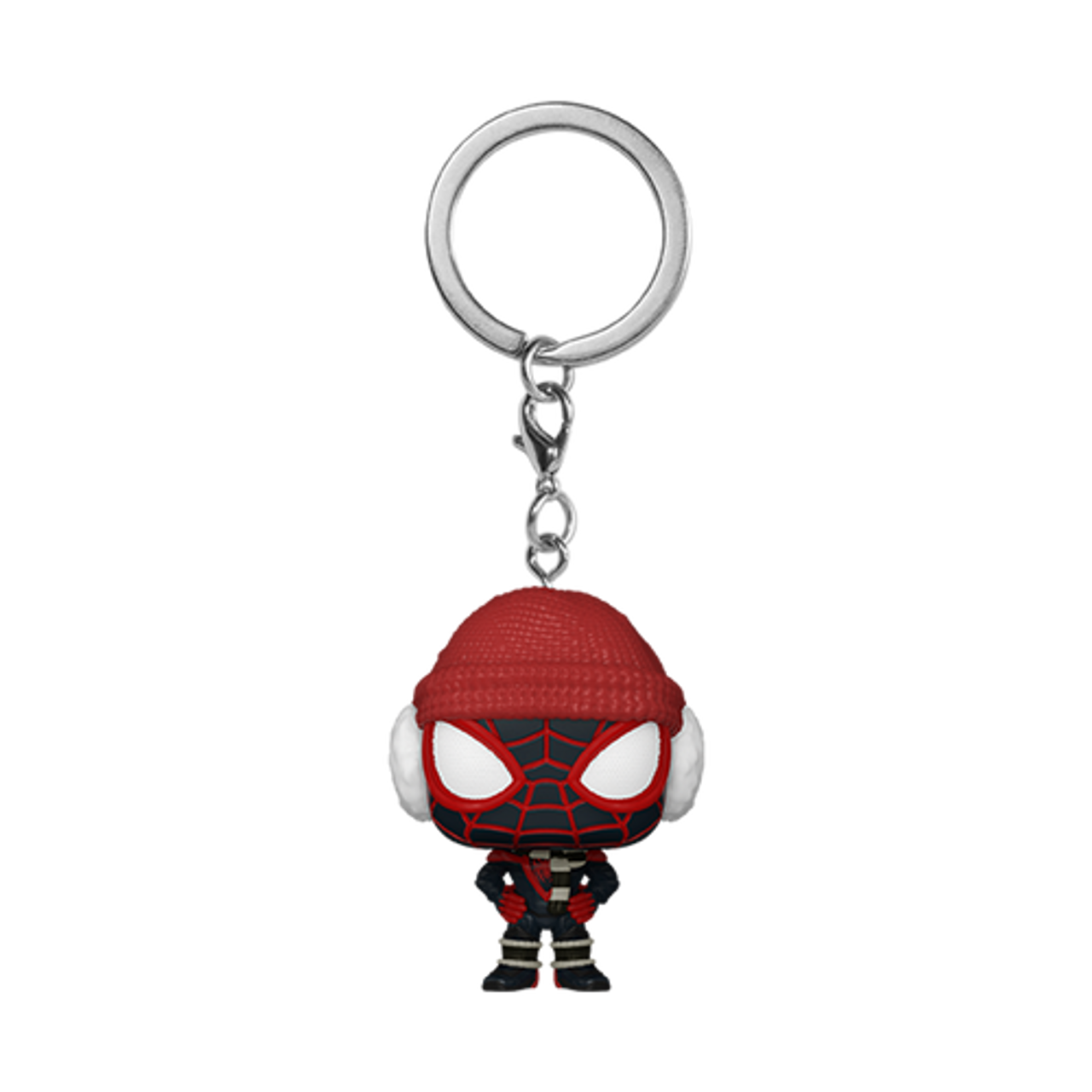 POP! Keychain: Marvel's Spider-Man: Miles Morales (Winter Suit