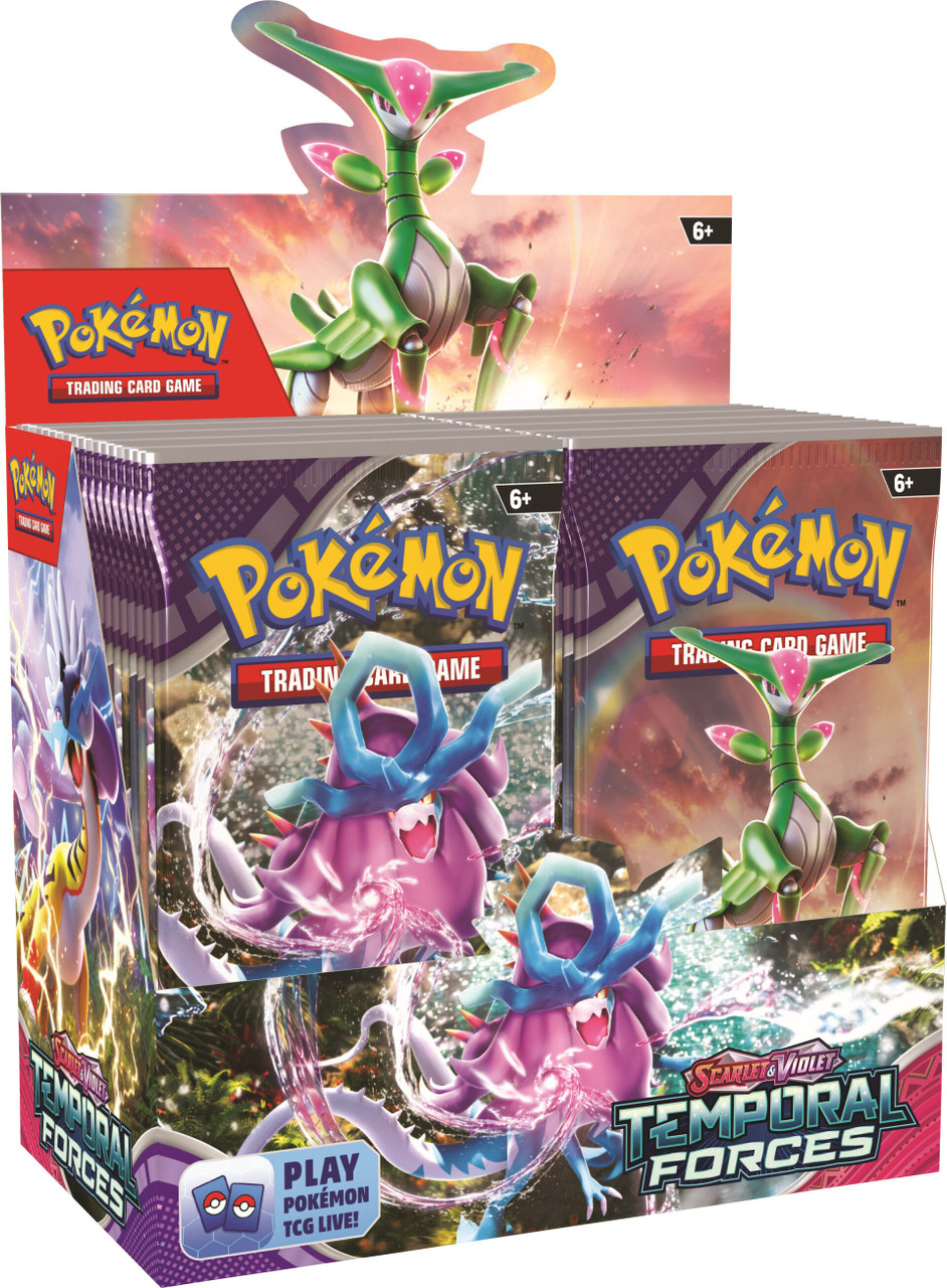 Scarlet and Violet Temporal Forces Booster Box | Magic Madhouse