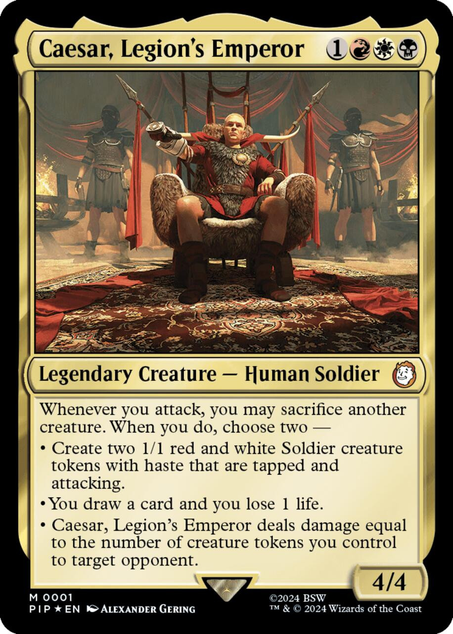 Caesar, Legion's Emperor (foil) | Magic Madhouse