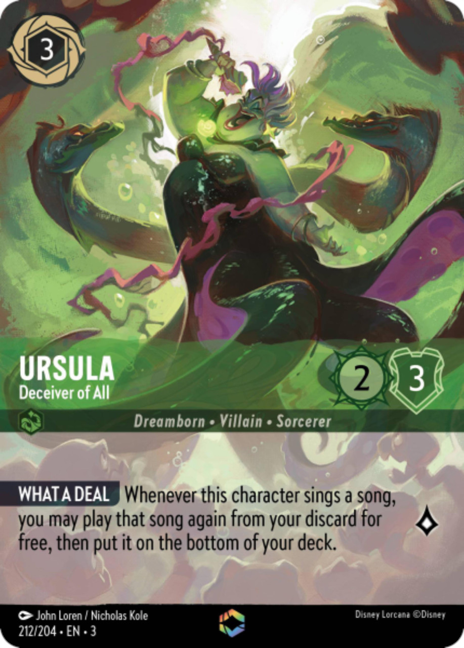 ディズニー ロルカナ Ursula - Deceiver of All Ursula - Deceiver of All (Enchanted Rare) | Into the