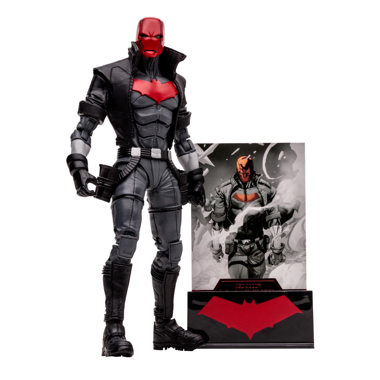 DC Multiverse New 52 Red Hood Black White Accent Edition Gold Label Series 7 Inch Figure