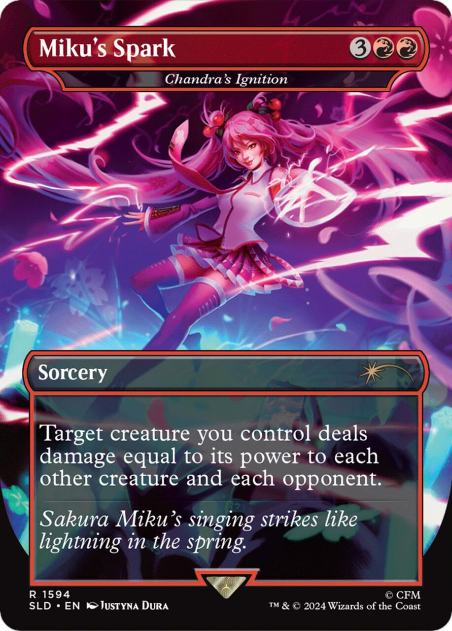 Chandra's Ignition [Miku's Spark] (Secret Lair - Hatsune Miku