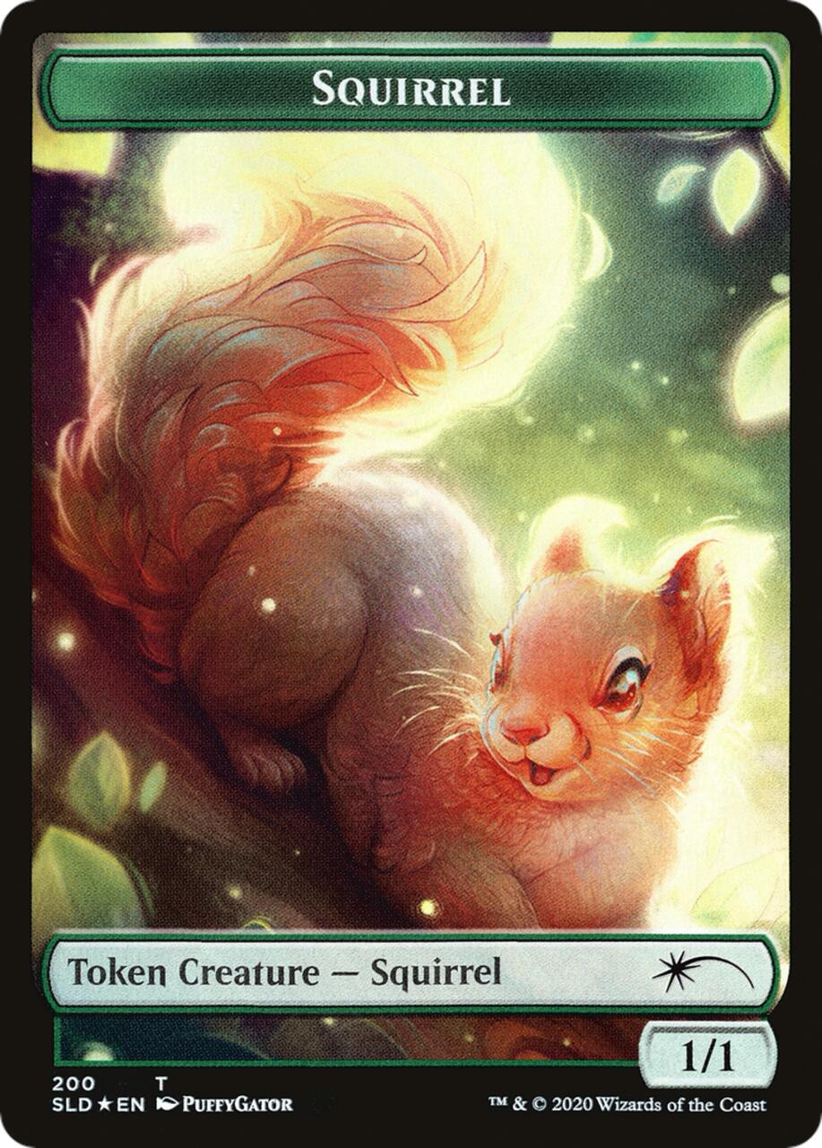 Squirrel Token (Foil) (Secret Lair - Hope You Like Squirrels