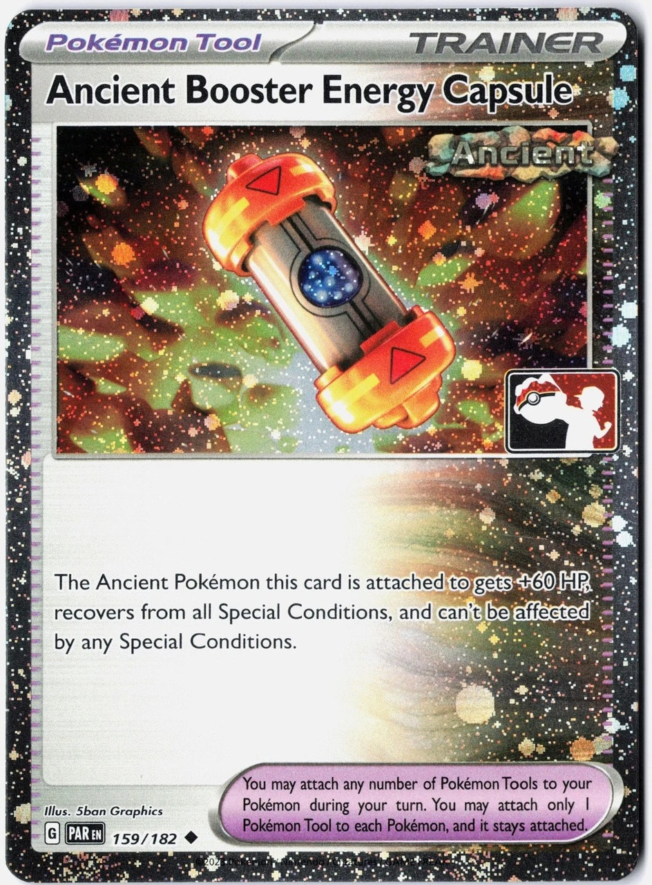 ancient booster energy capsule pokemon card Brute Bonnet You may attach any number of Pokmon Tools to your Pokmon during your turn Ancient Booster Energy Capsule -