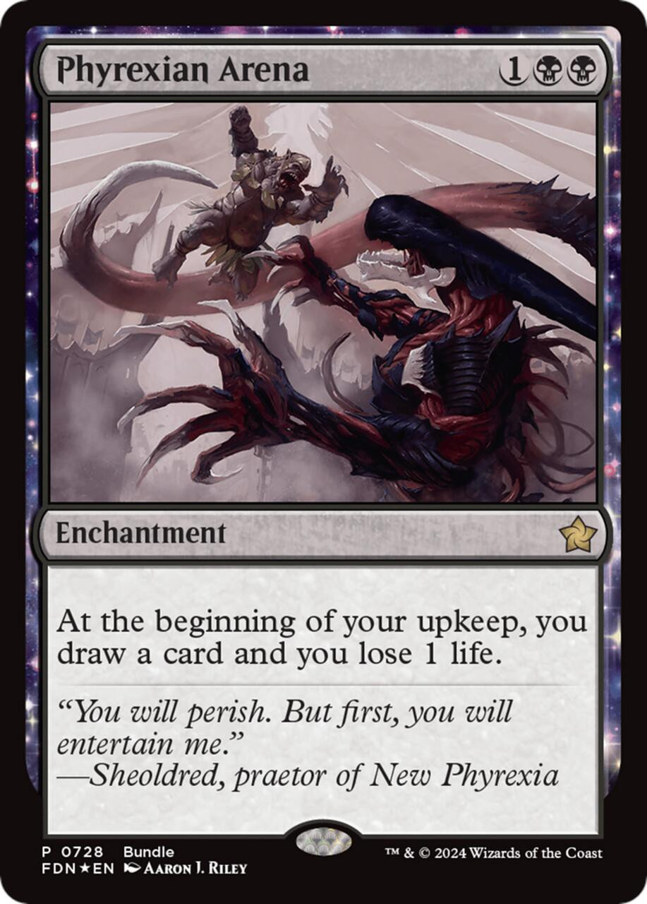 マジック：ザ・ギャザリング MTG Phyrexian Arena APC ENG foil MTG Phyrexian Arena Apocalypse English FOIL 1枚 (Used) （859283119