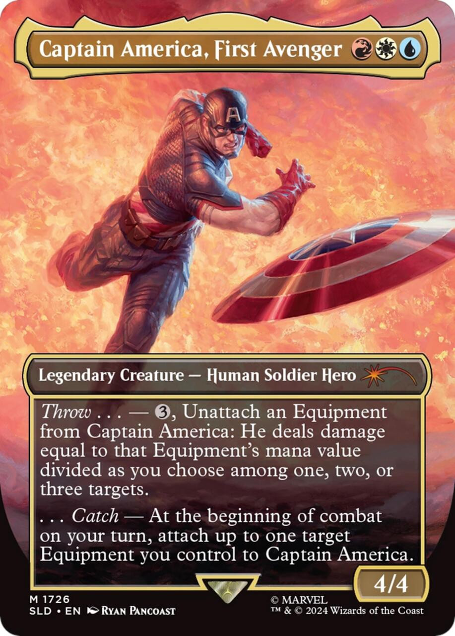 Captain America, First Avenger (Borderless Art) (Secret Lair