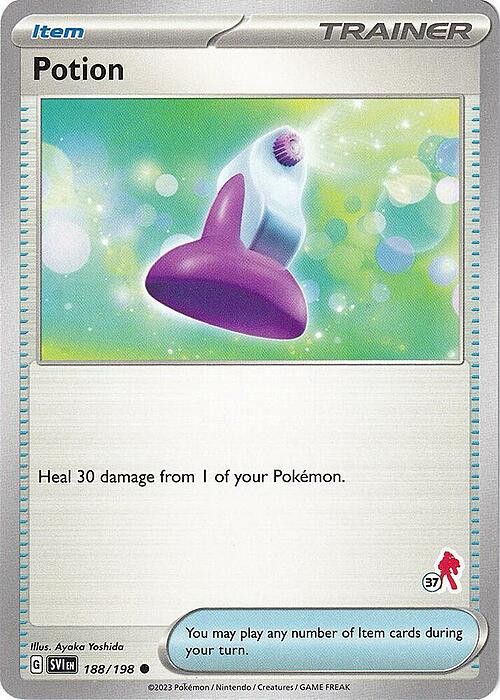 バイオレットページ Scarlet & Violet (Base Set) 188/198 Potion (Armarouge Symbol 37