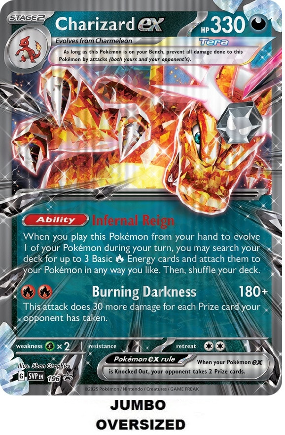 A*y様 ポケモンカード Charizard ジャンボカード A*y様 ポケモンカード Charizard ジャンボカード 【公式通販】