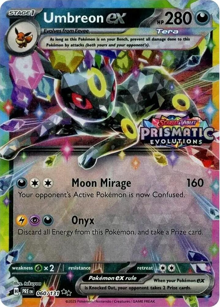SV Prismatic Evolutions 060/131 Umbreon ex (Prismatic Evolutions