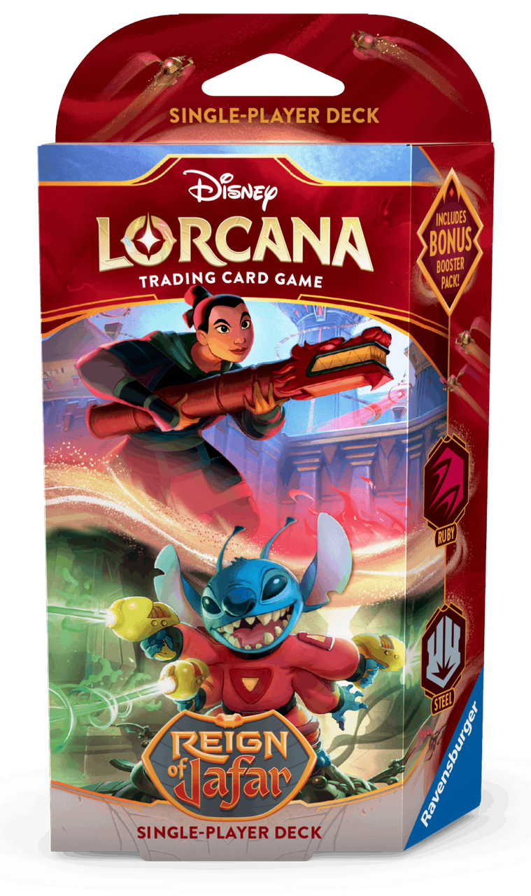 Disney Lorcana: Reign of Jafar Starter Deck - Ruby & Steel (Mulan