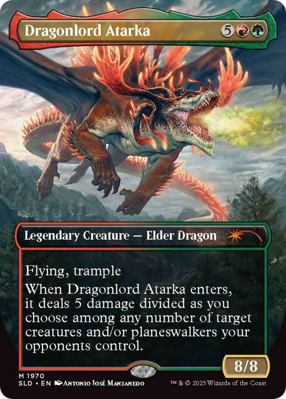 MTG 龍王 アタルカ Dragonlord Atarka 30周年 未開封 Dragonlord Atarka (Secret Lair - They Grow Up So Fast) | Magic