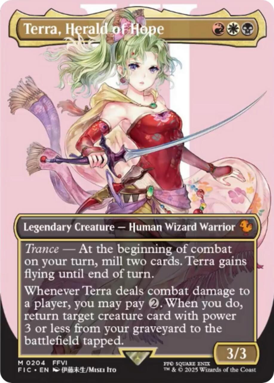 Terra, Herald of Hope (Borderless Character Foil) | Magic Madhouse