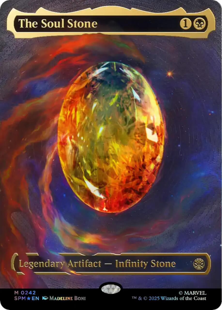 The Soul Stone (Borderless Cosmic Foil) | Magic Madhouse