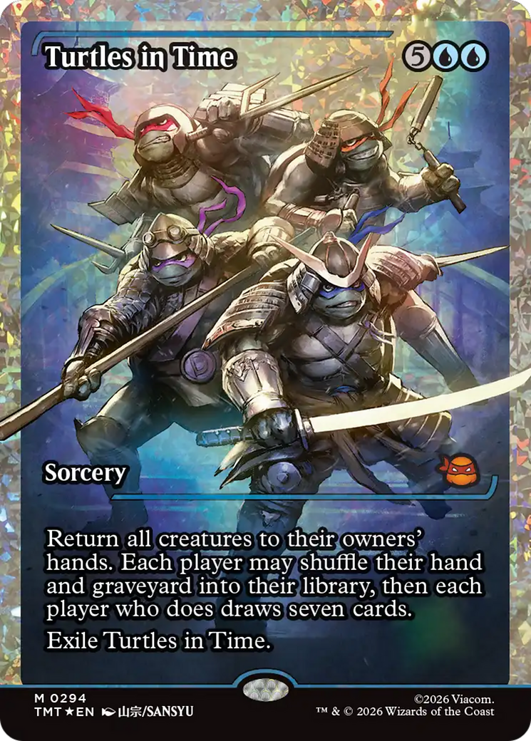 Turtles in Time (Japan Showcase Fracture Foil) | Magic Madhouse