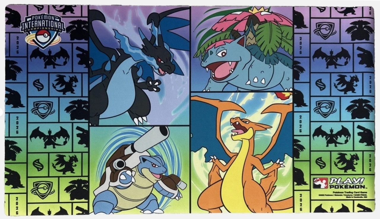 2026 Pokémon ポケモンEUIC/NAIC プレイマット International Championships 2026 Pokemon Center Exclusive Playmat